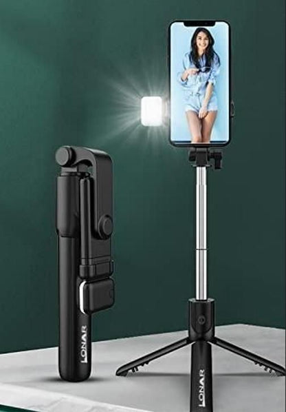 3-in-1 Selfie Stick Tripod with Bluetooth Remote